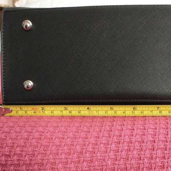 Studio Cult Binder Clip Bag Purse in Black and Silver - Picture 8 of 16